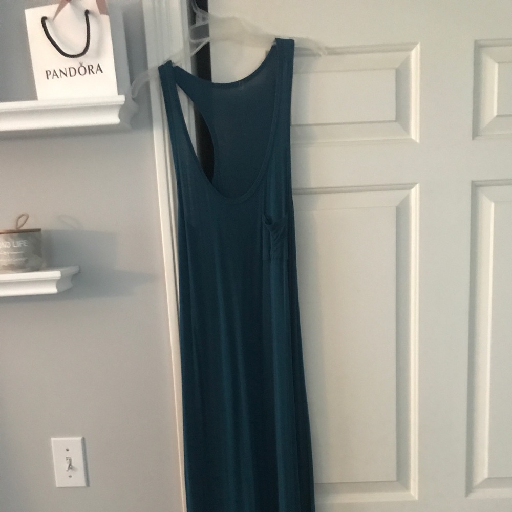 Blue maxi dress